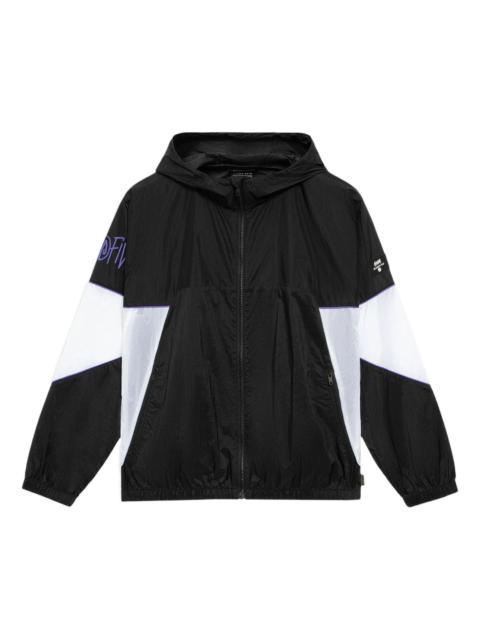 Li-Ning Li-Ning BadFive Logo Loose Fit Jacket 'Black White' AFDS361-1