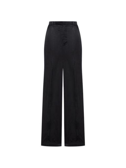 Rick Owens pressed-crease tailored trousers