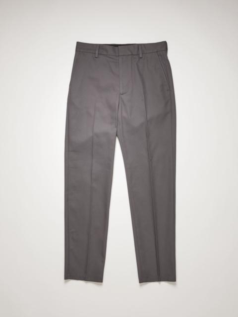Acne Studios Slim-fit twill chinos grey