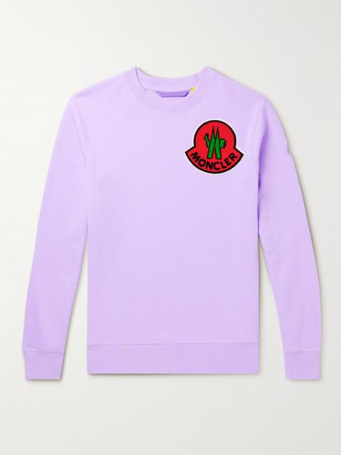 Moncler 2 Moncler 1952 Logo-Flocked Cotton-Jersey Sweatshirt