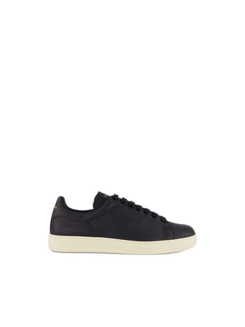 TOM FORD perforated lace-up leather sneakers