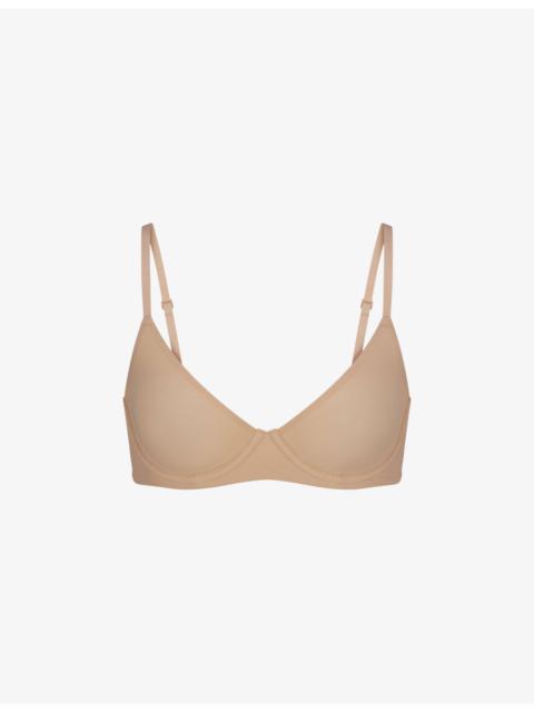 SKIMS Fits Everybody unlined stretch-woven bra