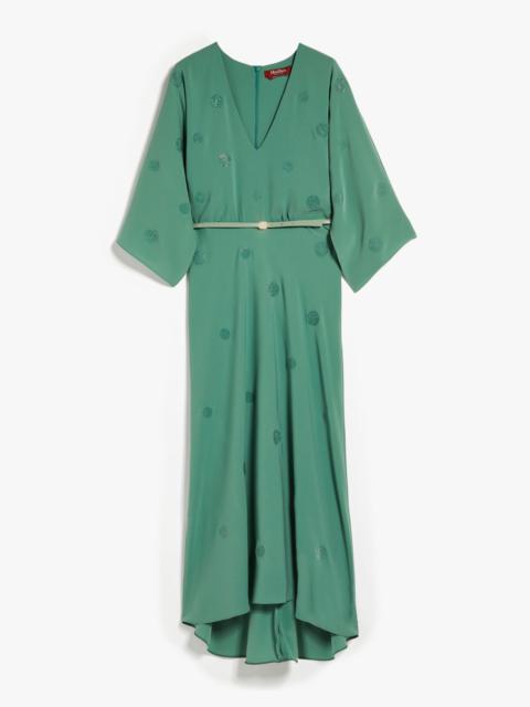 Max Mara SPIDER Cady dress with embroidery