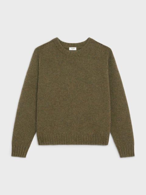 CELINE BOXY CREW NECK SWEATER IN SEAMLESS CASHMERE