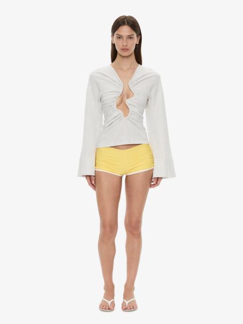 CHRISTOPHER ESBER Oasis Ruched Swim Boyshort