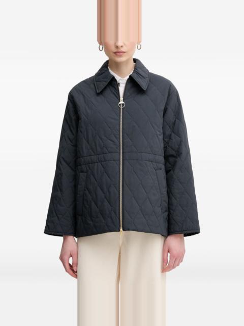 Barbour Clarissa quilted diamond-pattern jacket