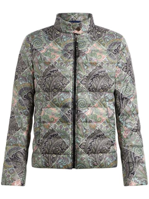Etro paisley-print goose-down puffer jacket