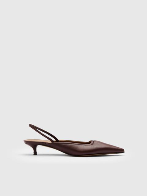 ATP ATELIER Lana Grumello Shiny Nappa Slingbacks