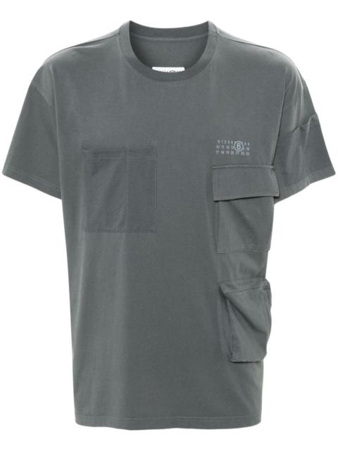 MM6 Maison Margiela Cat & Wool Print T-shirt | REVERSIBLE