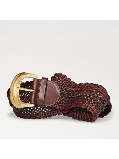 Sam Edelman 64mm Braided Wide Belt