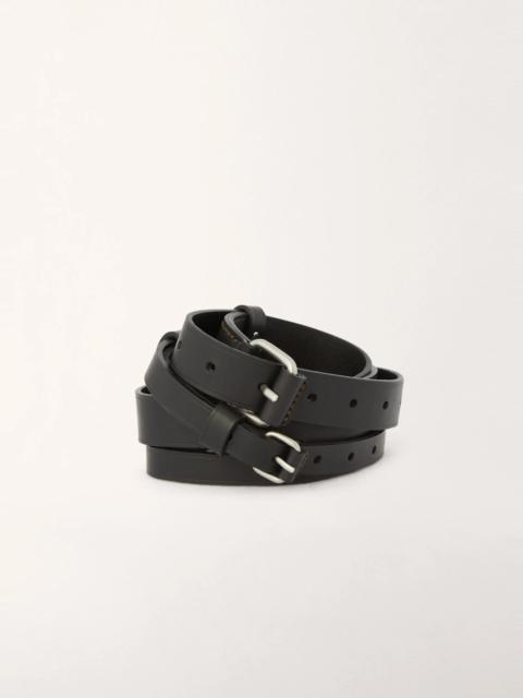 Lemaire DOUBLE BUCKLE BELT
VEGE TANNED LTH