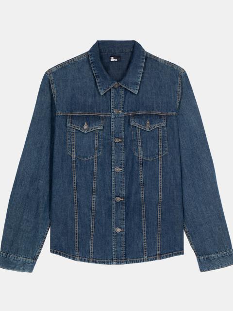 The Kooples LONG-SLEEVED DENIM SHIRT