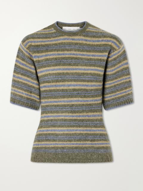 Proenza Schouler Dana Striped Wool-blend Sweatshirt
