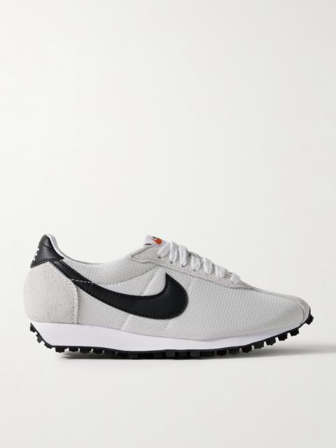 Nike Ld-1000 Leather And Brushed Suede-trimmed Mesh Sneakers