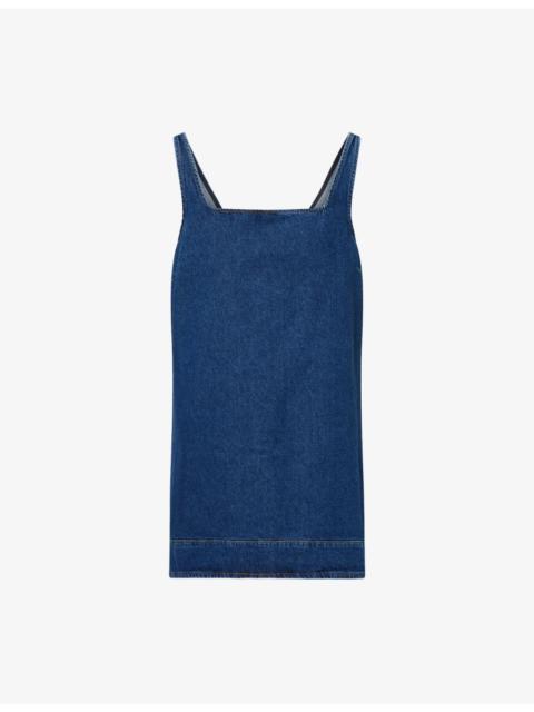 Reformation Myla Cotton Denim Mini Dress