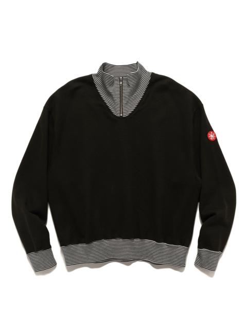 Cav Empt TRAJECTORY CREWNECK BLACK | REVERSIBLE