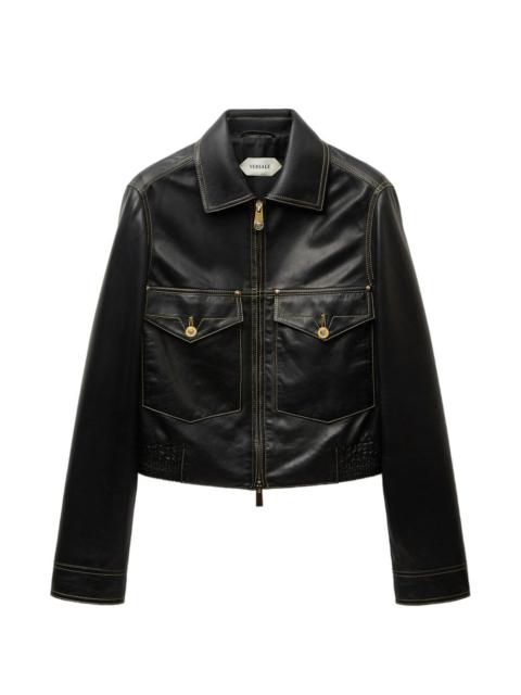 VERSACE nappa blouson