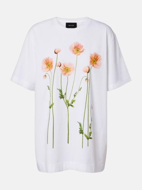 Simone Rocha Floral cotton jersey T-shirt