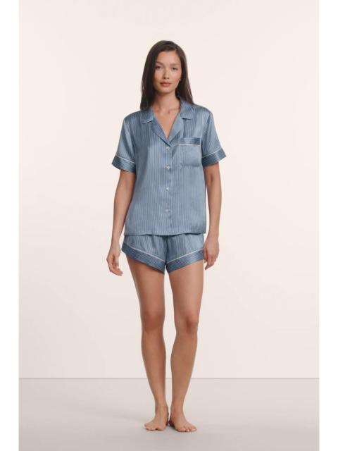 eberjey Inez Washable Silk Printed Short PJ Set