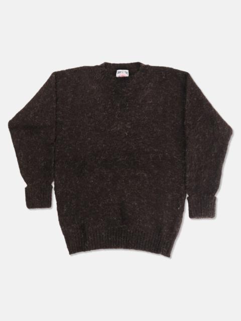 J. PRESS MADE-IN-SCOTLAND SHAGGY DOG SWEATER - CLASSIC FIT
