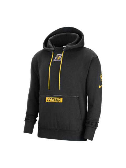 Nike Nike NBA Logo Front Pocket Hoodie 'Lakers Black' DR2302-010