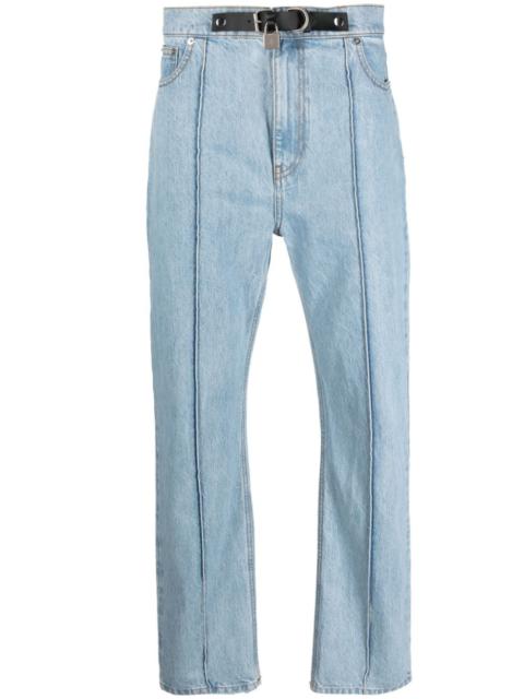 JW Anderson padlock-detail straight-leg jeans