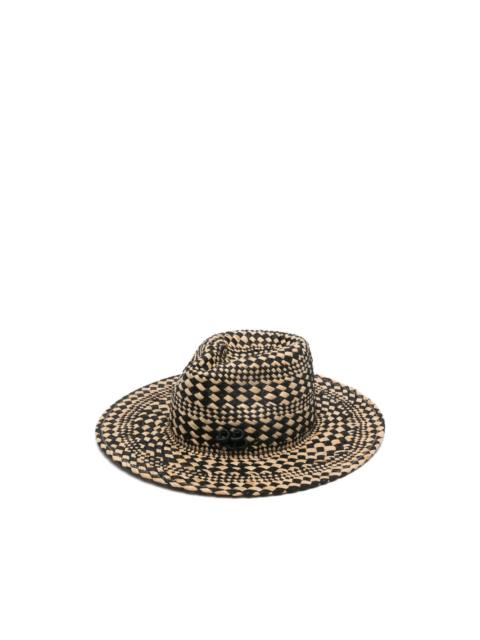 RUSLAN BAGINSKIY Rhoidal fedora woven hat