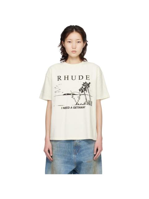 Rhude Off-White 'I Need A Getaway' T-shirt