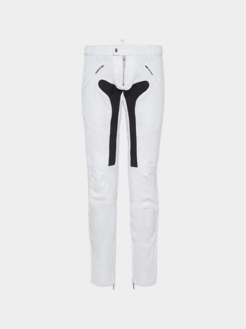 DSQUARED2 LEATHER RACER PANT