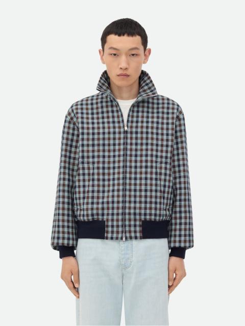 Cotton Gingham Blouson