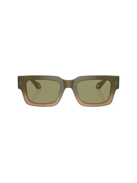 GIORGIO ARMANI rectangle-frame tinted-lenses sunglasses