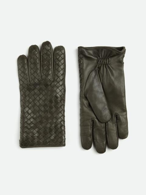 Bottega Veneta intrecciato leather gloves