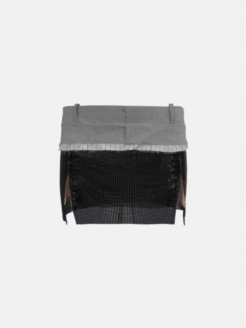POSTER GIRL WINNIE MINI SKIRT METALLIC BLACK
