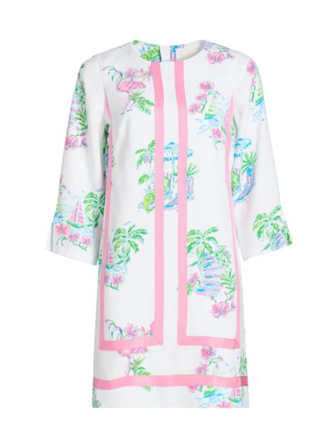 Lilly Pulitzer Women's Margaux Floral Straight Shirtdress - Resort White Dee Lightful