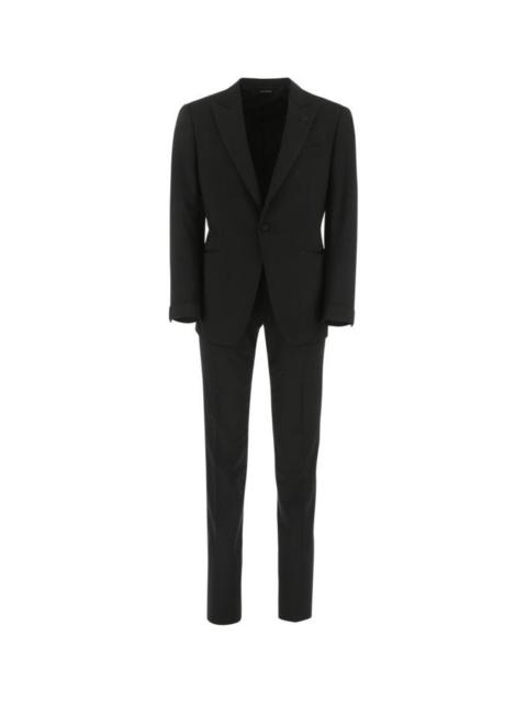 TOM FORD Black stretch wool suit