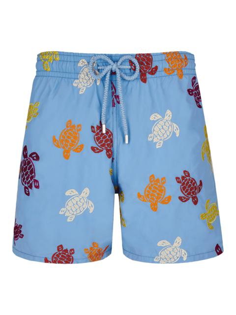 Men Swim Trunks Embroidered Tortue Multicolore - Limited Edition