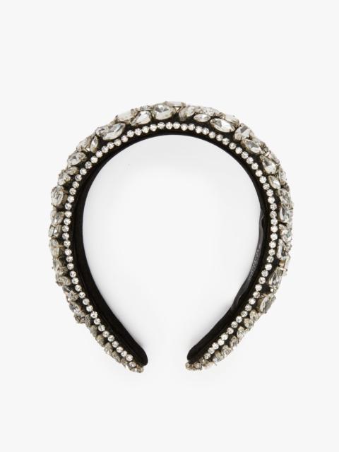 Max Mara Bead and rhinestone headband