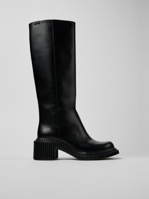 CAMPER Pix London Black Leather High Boots for Women.