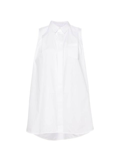 A-line poplin shirtdress