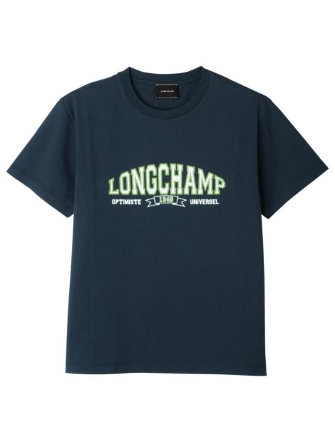 Longchamp T-shirt Navy - Jersey