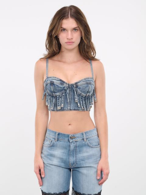 Fringe Denim Top