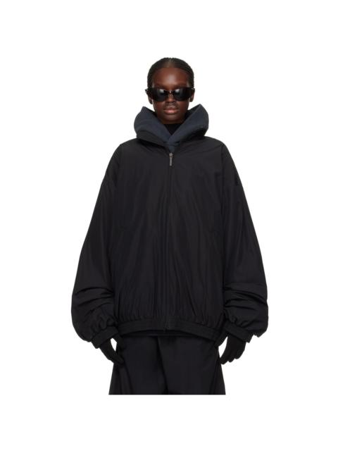 BALENCIAGA Black DIY Metal Outline Track Jacket