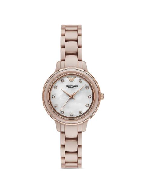 EMPORIO ARMANI round-shape 32mm watch