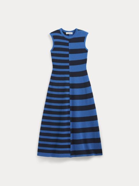 EVERLANE STRIPED SWEATER MIDI DRESS