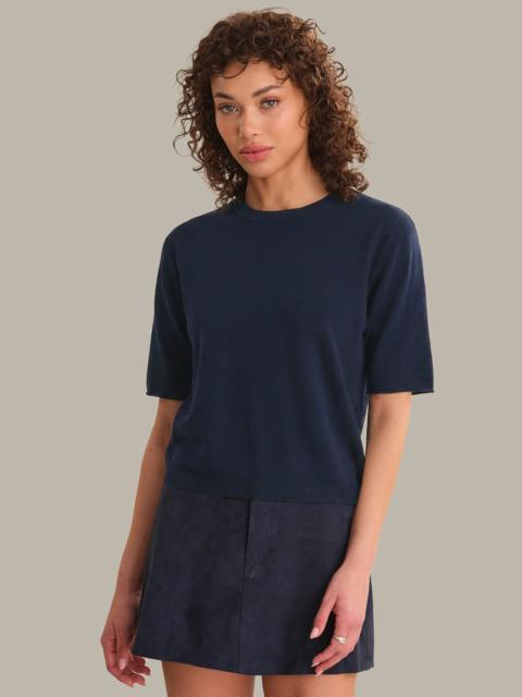 525 america Colette Solid Crew Neck Boxy Tee