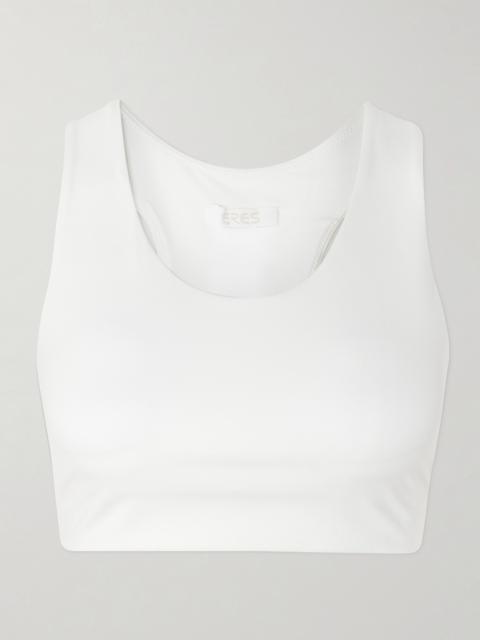 ERES Marie-josé Cutout Embroidered Stretch-jersey Sports Bra