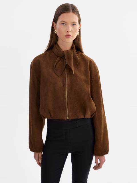 LAMARQUE ANITA | Suede Bomber Jacket