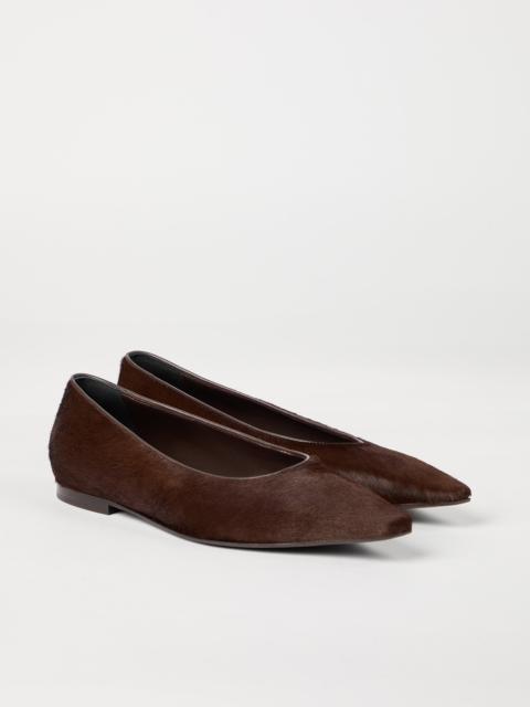 Brunello Cucinelli Calf hair flats