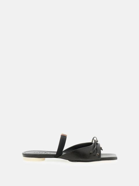 MM6 Maison Margiela Slingback Sandals with Bow Detail