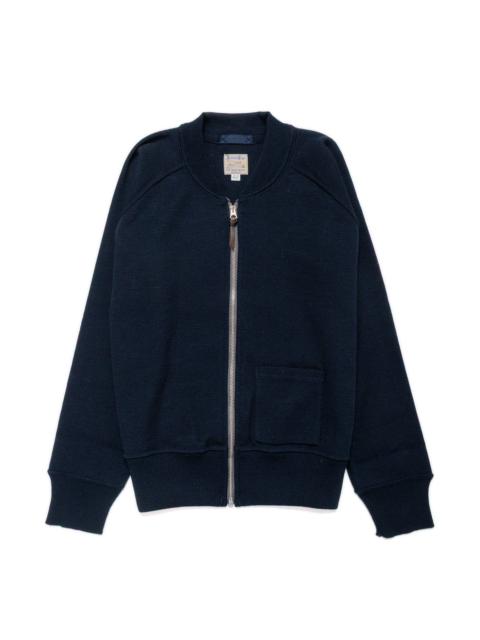The Real McCoys MC24106 Winter Aviation Sweater Navy